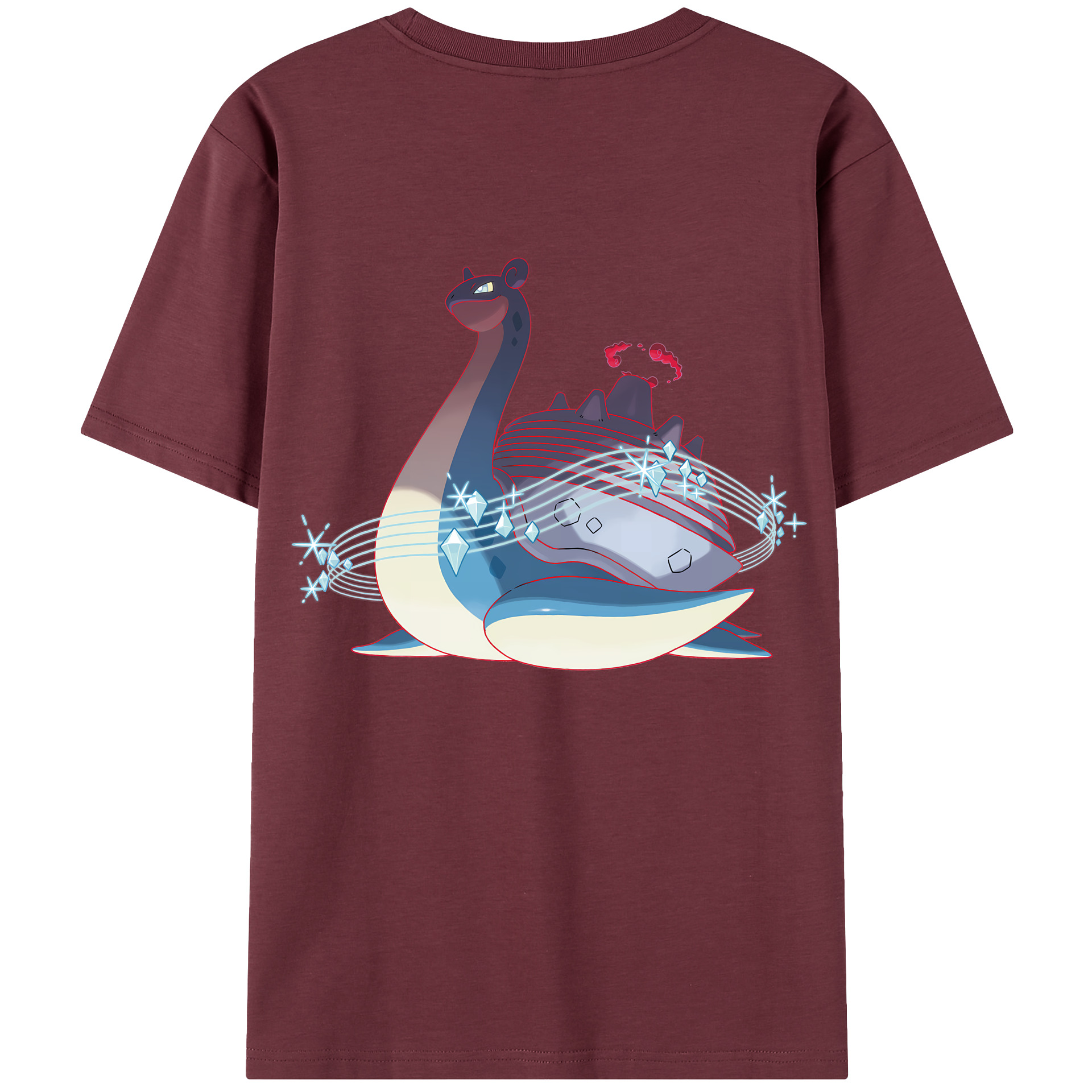 （画像用） ポケットモンスター Pokémon 綿100％半袖Tシャツ（背面プリント）